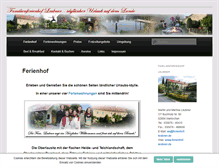 Tablet Screenshot of ferienhof-leubner.de